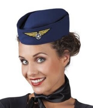chapeau d'agent de bord
