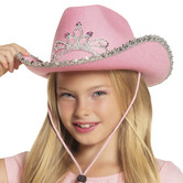 cowboyhoed kind met kroontje