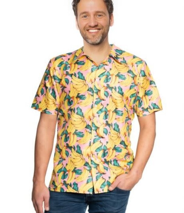 chemise hawaïenne banane multicolore