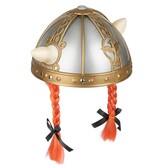 Casque Obélix avec tresses