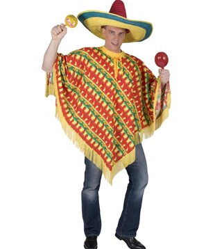 poncho fiesta 1 size