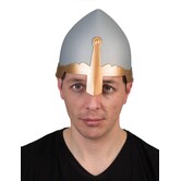 casque de chevalier argent