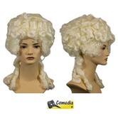 Theaterpruik Marie-Antoinette wit