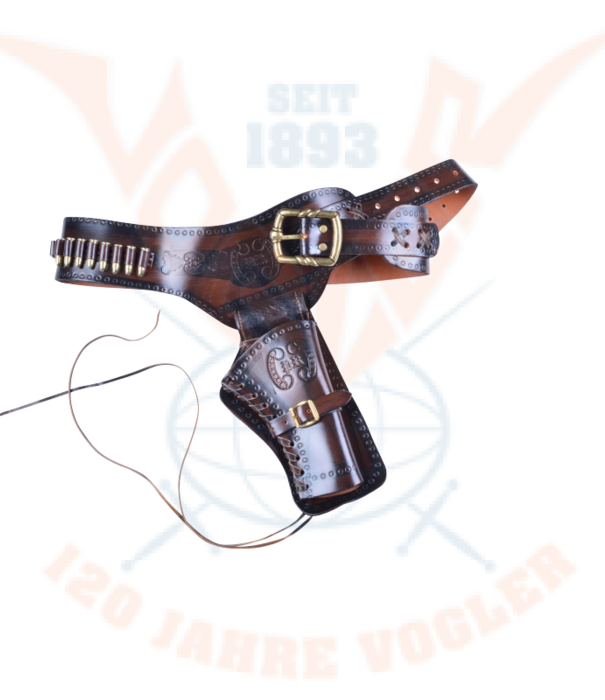Denix Denix western holster bruin met 24 kogels