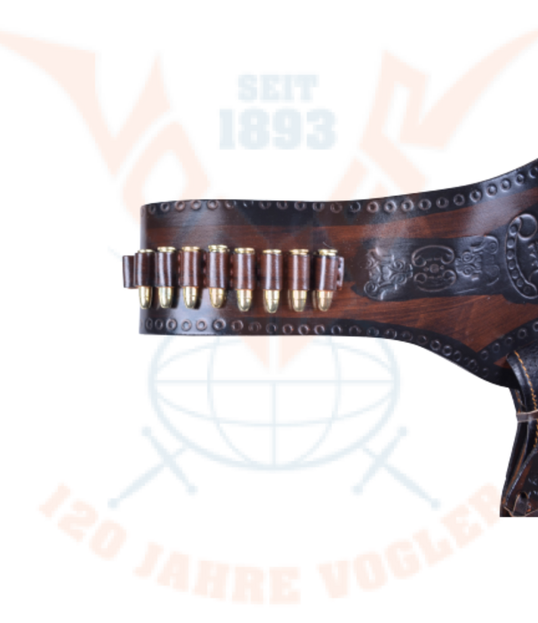 Denix Denix western holster bruin met 24 kogels