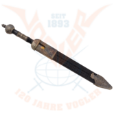 Petit glaive romain avec lame en acier et fourreau (L. 46 cm, K. 29 cm)