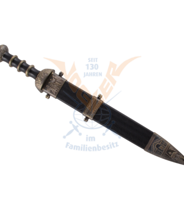 vogler Romeins klein zwaard ‘Gladius van Caesar’ met versieringen(L.46 cm, Kl.29 cm)