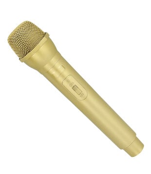 Microfoon deluxe goud
