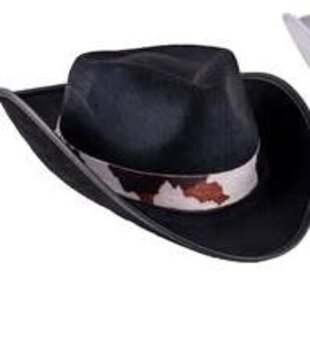 cowboyhoed kind zwart