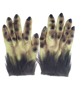 hands beast with hair