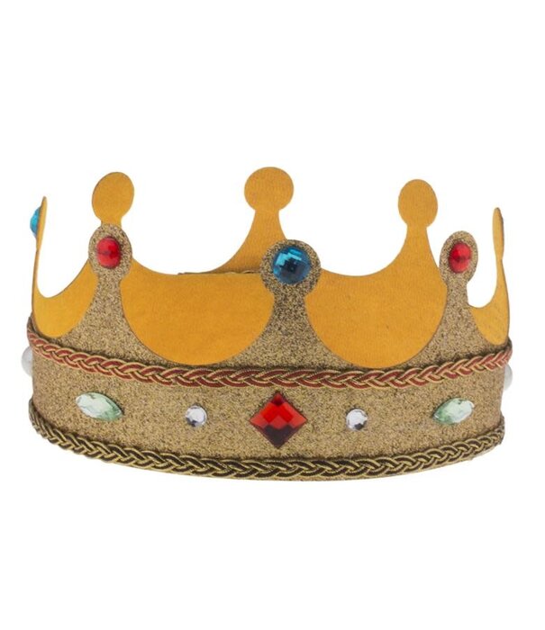 king's crown with glitter