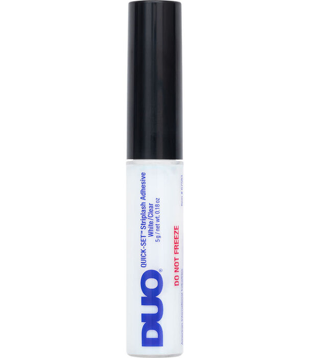 Colle à faux cils DUO Quick Set blanche, transparente / colle à faux cils blanche