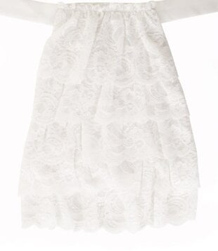 jabot kant luxe wit
