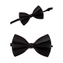 noeud papillon en satin noir
