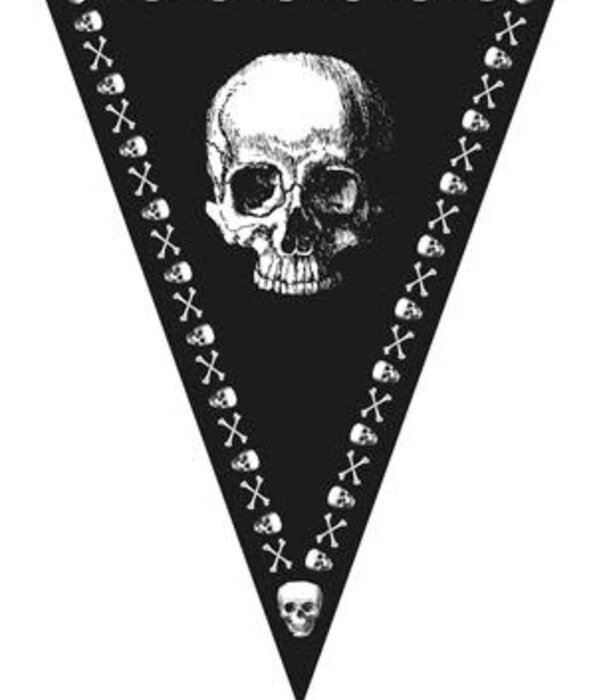 Guirlande de 5 m, 10 drapeaux pirates