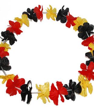 Hawaiian wreath Belgian tricolor