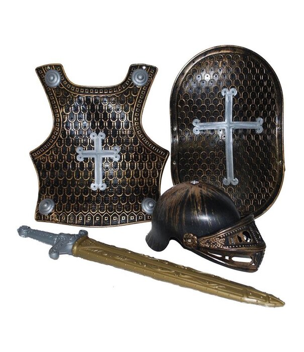 Funny Fashion Ensemble de chevalier 4 pièces pour enfants