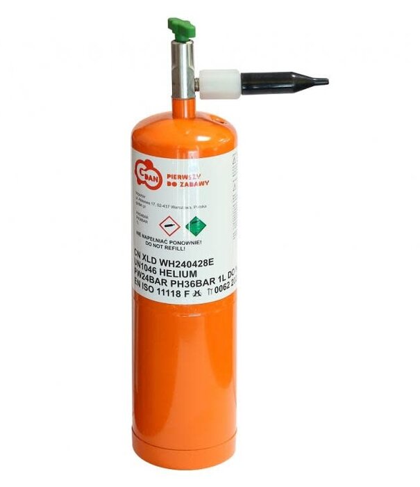 helium tank / bottle 5 balloons