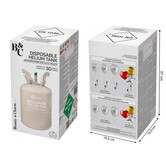 Helium tank / bottle for 30 balloons