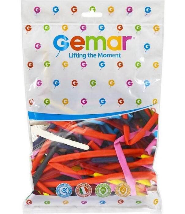 gemar ballonnen, twister mix  100 stuks pastel