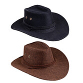 chapeau de cow-boy marron