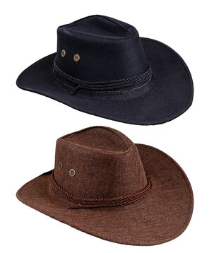brown cowboy hat