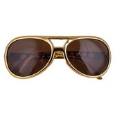 Gold Elvis glasses