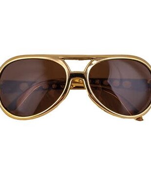 Gold Elvis glasses