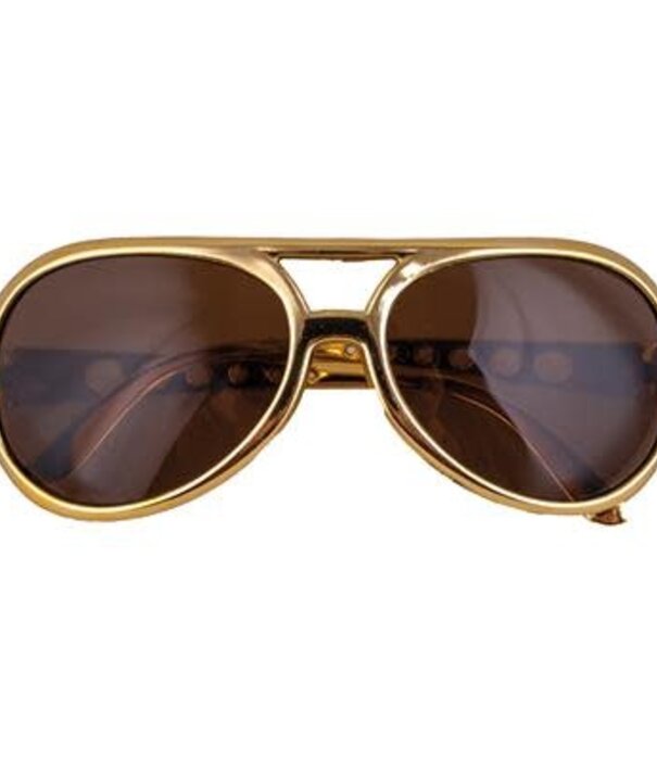 Gold Elvis glasses