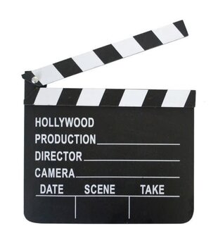 Clap de cinéma de 20 cm