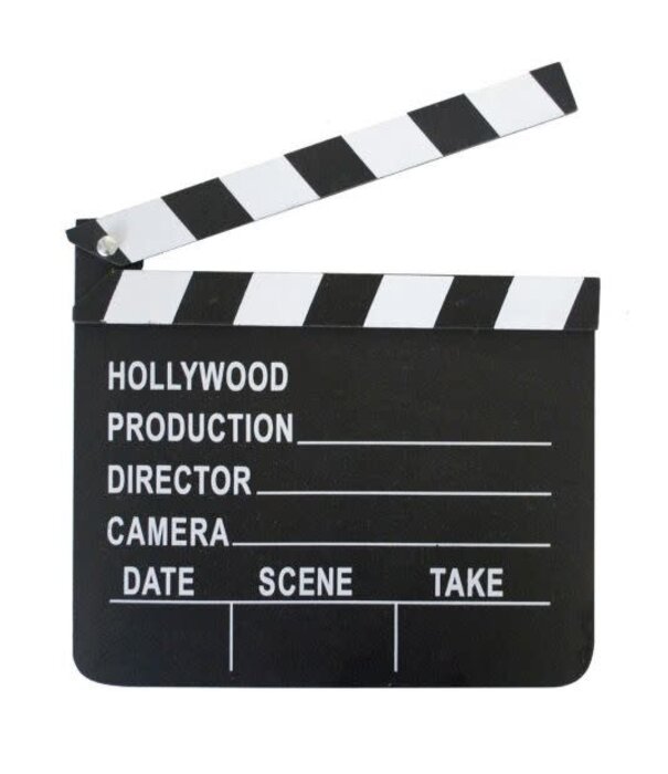 Clap de cinéma de 20 cm