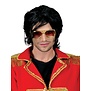 Pruik king of pop zwart