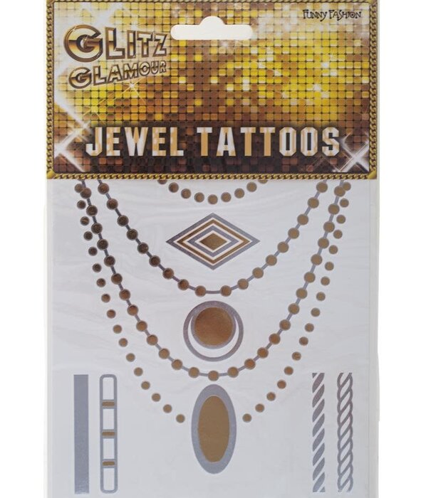 Gold/silver jewel tattoos