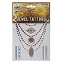 Tatouages-bijoux dorés et argentés