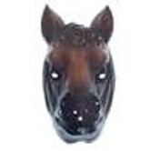 masque de cheval en plastique