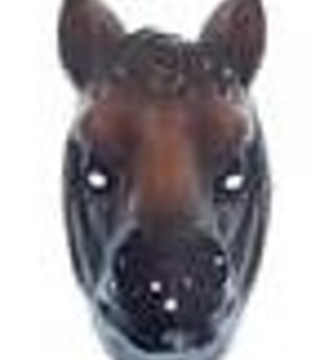 masque de cheval en plastique