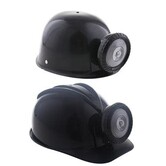 Miner's helmet with light (batteries not included)