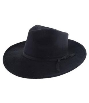 Chapeau style Al Capone / chapeau de mafieux noir