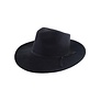 Chapeau style Al Capone / chapeau de mafieux noir