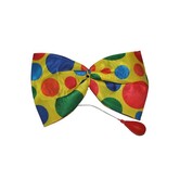 nœud papillon de clown avec jet d'eau