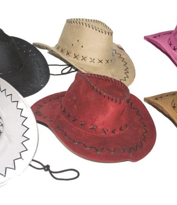 chapeau de cowboy en daim