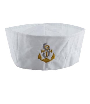 White sailor-style pots