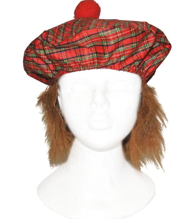 Scottish hat with hair