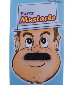 black moustache