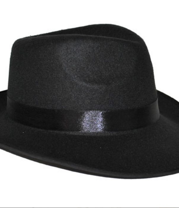 chapeau de gangster de luxe