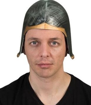 Casque de Chevalier Gris