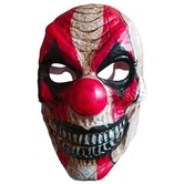 Masker clown met bewegende mond