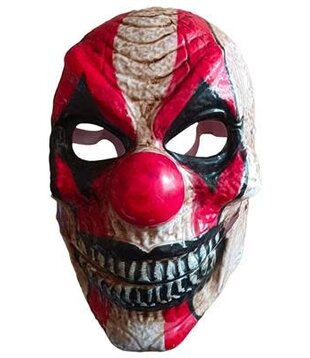 Masker clown met bewegende mond