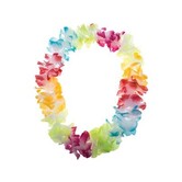 couronne de fleurs multicolores
