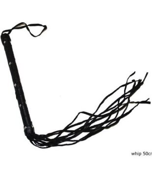 Cravache courte noire de 50 cm